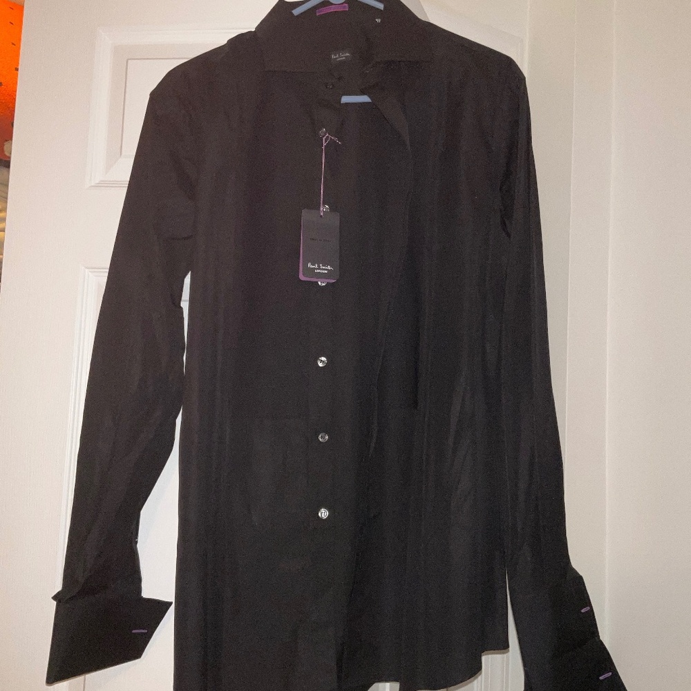 Men’s Paul Smith London Black Dress Shirt Size 16.5 42